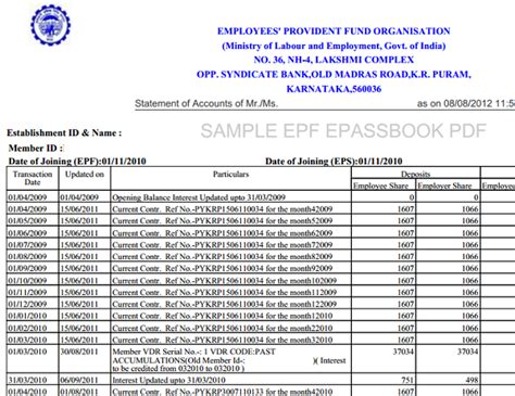 epfo passbook.
